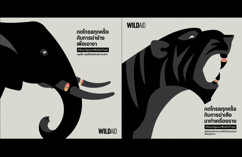 ไวล์ดเอด ชวนทุกคนหยุดยั้งการค้าสัตว์ป่าผิดกฎหมาย ออนไลน์-ปฏิเสธการบริโภคเมนูฉลาม